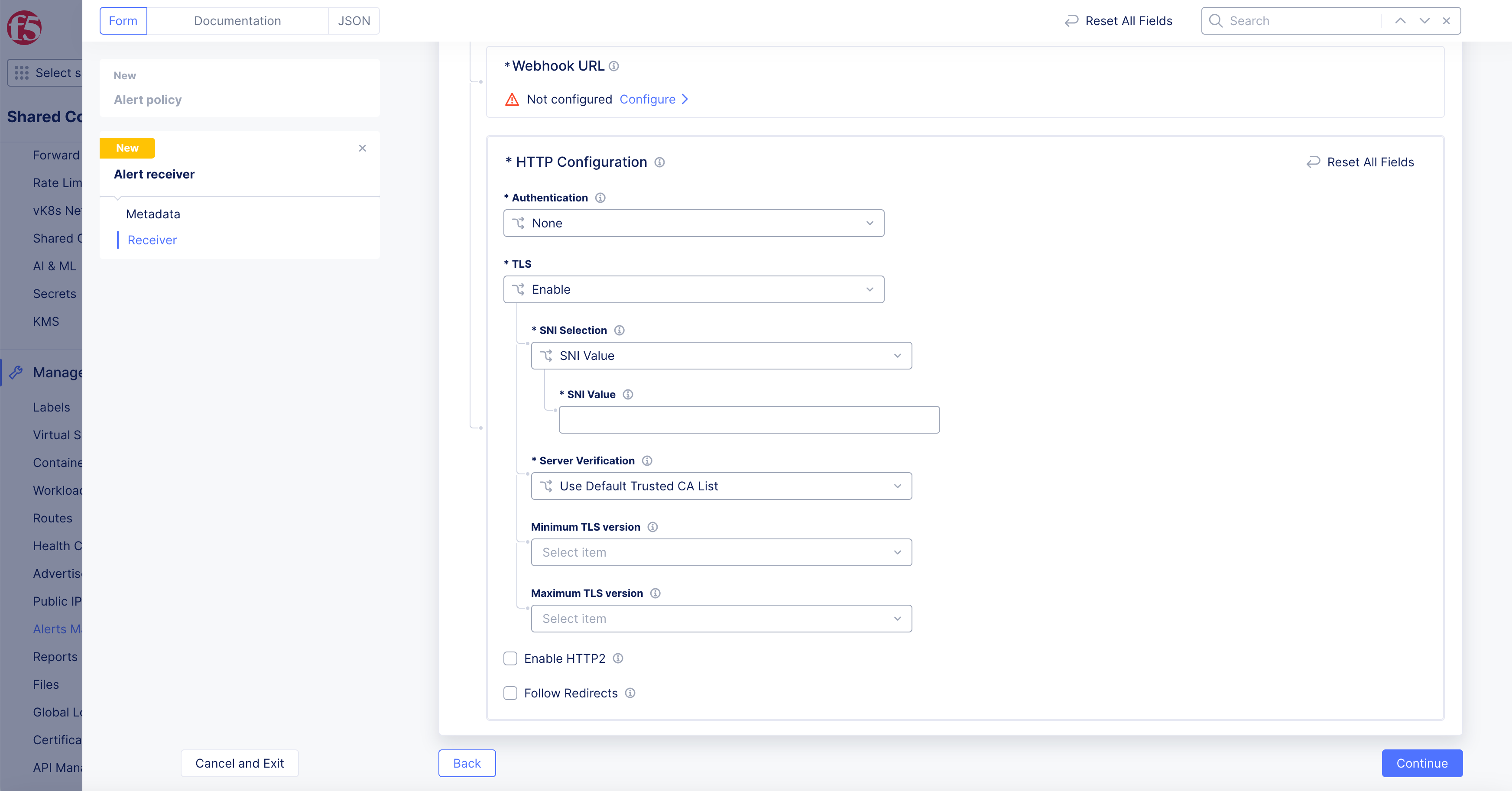 Figure: Alert Receiver