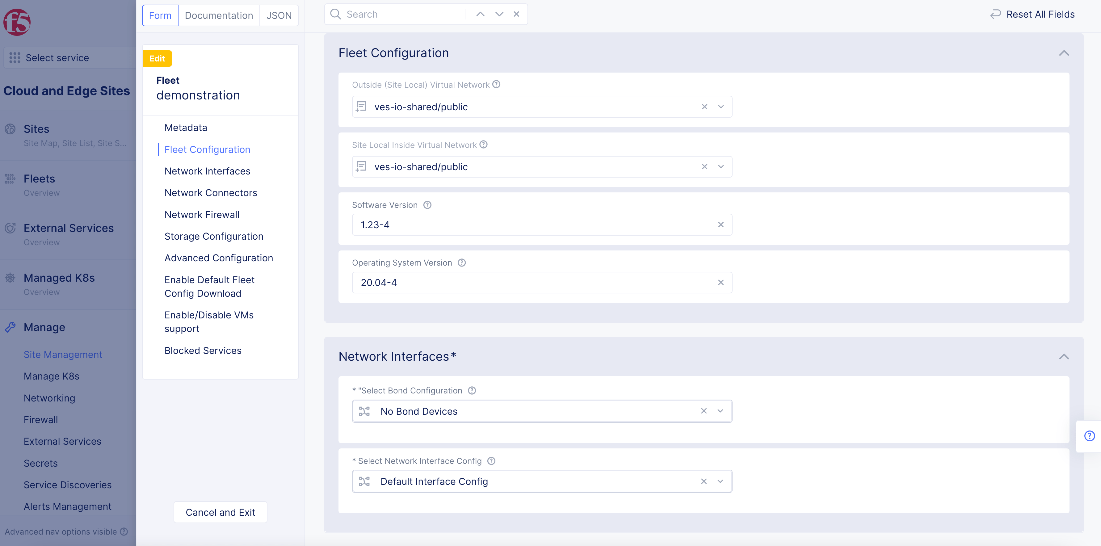 Figure: Fleet Configuration Versions