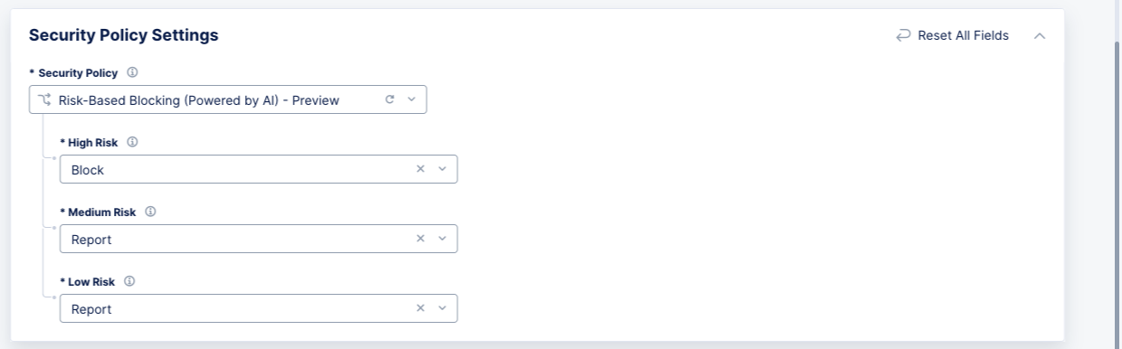 Figure: Risk-Based Blocking